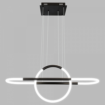 Светильник подвесной SATURN SMR-101 32W 4000K, черный, тм iSvet (4)