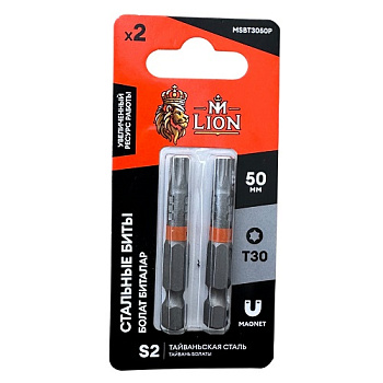 Бита "M-LION" TORX 30х50мм (уп.2шт)