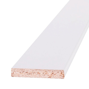 Наличник МДФ БЕЛЫЙ гладкий 2200*70*6мм