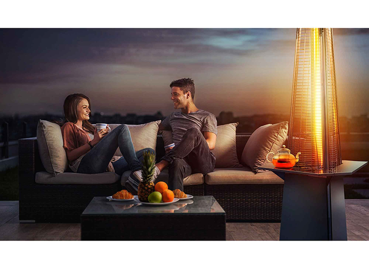 Камин уличный газовый инфракрасный Ballu BOGH-15