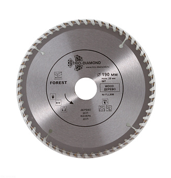Диск пильный по дереву Ø190x56T/30-20мм Trio Diamond FLL808