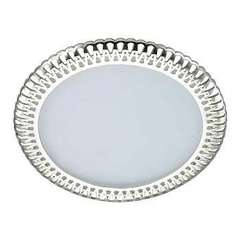 357372 NT 17 408 серебро встраив-й св-к 60 LED 12W_РАСПРОДАЖА