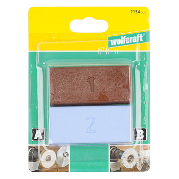 Набор из 2-х полировальных паст по дереву и металлу Вольфкрафт 2134000