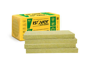 Утеплитель на основе базальта ИЗОВЕР ФАСАД (50*600*1000) 2,4 м2     (20шт-подд)