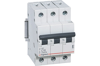 Автоматич. выключатель RX3 3п 16А 4.5кА Legrand 419708