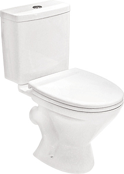 Унитаз Компакт Лига с бач. 2-х реж. арм. косой вып.с сид. (дюропласт) 1WH302141