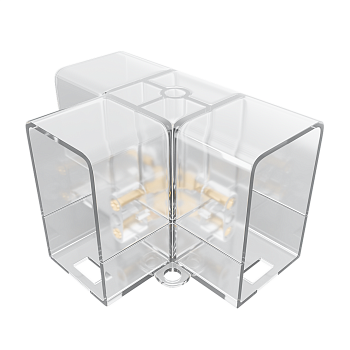 APEYRON Коннектор тип T для св-ков серии NET 67х40х40 IP20 полипропилен 09-137