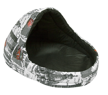 Лежанка тапок Мегаполис поролон бязь 470х270х310мм Зооник 140184