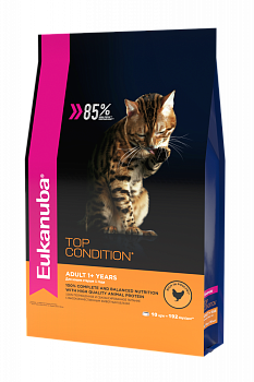 Eukanuba для взрослых кошек TOP CONDITION 12*400г