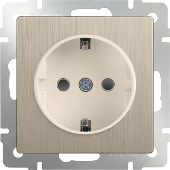 Евророзетка W1171010 Шампань Рифленый WERKEL a051434