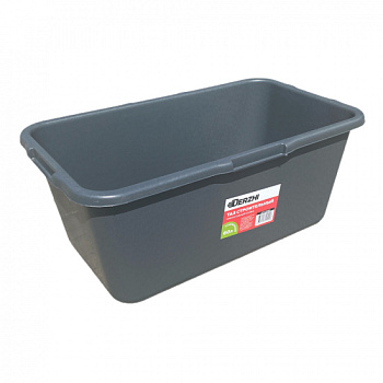 Таз строительный усиленный прямоугольный 60л DERZHI Flexible 20060