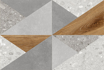 Облицовочная плитка 9VI0164M Vision Светл. сер. 40*27 _декор_ 1 \77,76