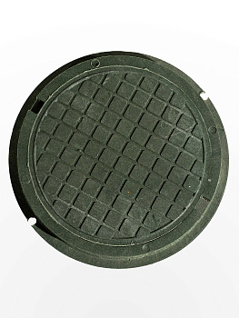 Люк малый круглый Ø460мм Зеленый (15кН)