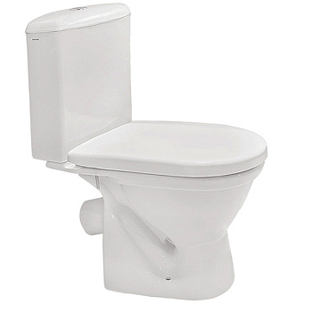 Унитаз Компакт Алькор с/бач, косой, антивсплеск 2 реж. арм/сид Полипроп 1WH302196