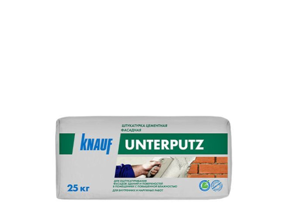 Штукатурка цем. фасадная КНАУФ Унтерпутц 25кг    36шт.