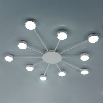 Люстра BINNA 10xGX53 R-950x40-WHITE-220-IP20