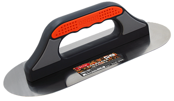 Гладилка "DЕCOR" 3К 300х130мм нерж. овальная 650-999