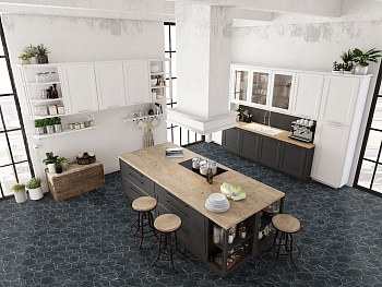 Codicer 95/Hexagonal 25/Marquina  22х25 (1уп - 1,04м2   25 шт.) тон A05 к.11 Испания