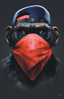 Картина Хулиган 70х110