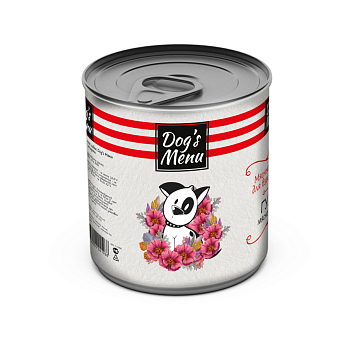 Dog s Menu Консервы Собака взрослая гуляш мясное ассорти 1*9 750г 70565 ЧЗ
