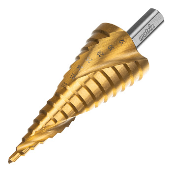 Сверло ступенчатое по металлу "Matrix" HSS Ø4-32мм 72359