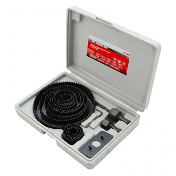 Набор кольцевых пил по дереву "MATRIX" Ø19-127мм (12шт) 70472