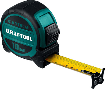 Рулетка магнитная "KRAFTOOL Extrem" 10м х 32мм со сверх широким полотном 34127-10