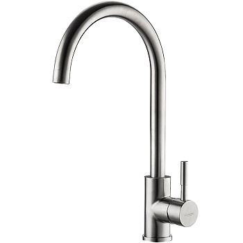 L4998-3  Смеситель для кухни с гайкой (нерж)