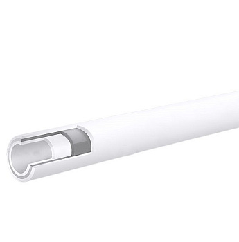 труба 25 (100м) стекловолокно FUSITEK серый