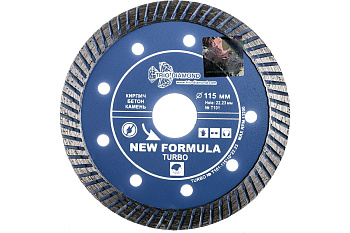 Диск алмазный TURBO Ø115x10х22,23мм Trio Diamond T101