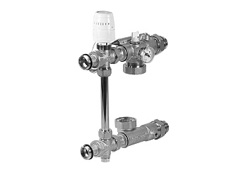 Насосно-смесительный узел с термоголовкой, без насоса, монтажная длина насоса 130 мм VALFEX (1) К (1