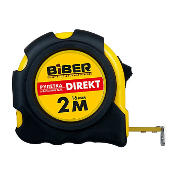 Рулетка "Biber" Direkt 2м х 16мм 40101