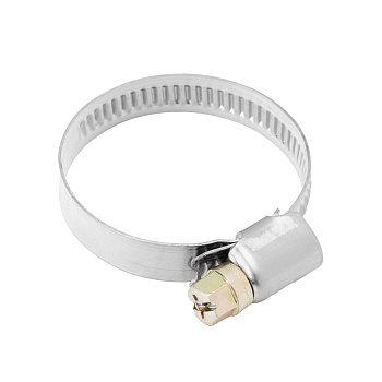 Хомут обжимной "Сибртех" нержавеющая сталь Ø25-40мм 47581