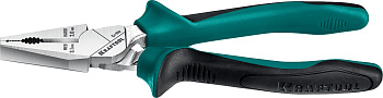 Плоскогубцы комбинированные "KRAFTOOL" с эксцентриковым шарниром 160мм 22011-1-16