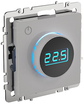 Термостат электр ТС10-1-БРБ Белый с индикацией BRITE IEK BR-RT11-K01