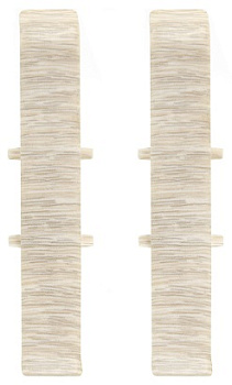 Дуб латте / Соединитель для плинтуса 70мм "Идеал Деконика"