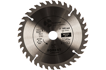 Диск пильный по дереву Ø160x36T/20мм Trio Diamond FLL814