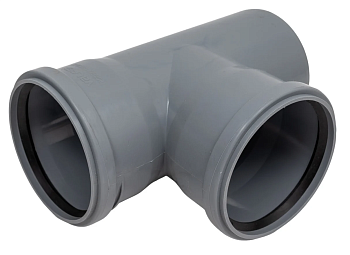 Тройник 87,5° 110-110 вн.канализ.(24) VALFEX