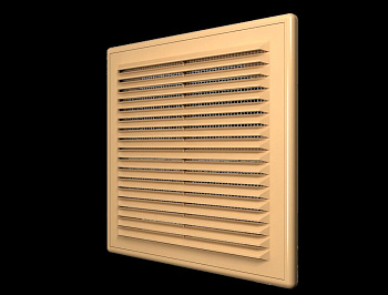 Решетка наклонная  с сеткой,с рамкой 180*250, 1825 Р беж