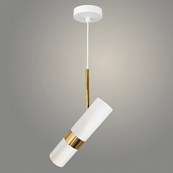 Подвес YZ60220-HB WH+GD белый/золото 1х50W GU10 d60 h1000, YIZ22