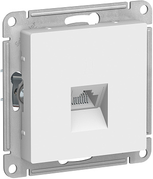 ATN000183 Механизм комп розетки RJ45 Белый SE
