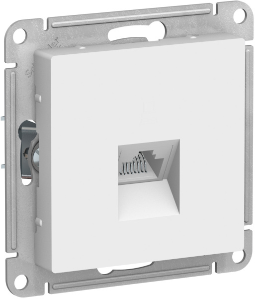 ATN000183 Механизм комп розетки RJ45 Белый
