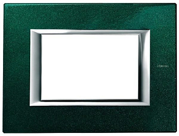 BT Axolute Малахит Рамка 3 мод прямоугольная HA4803VS