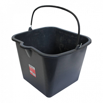 Ведро строительное DERZHI квадратное Flexible, усиленное 12л 113012