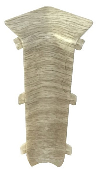 Орех антик / Угол внутренний для плинтуса 85мм "Идеал Деконика"