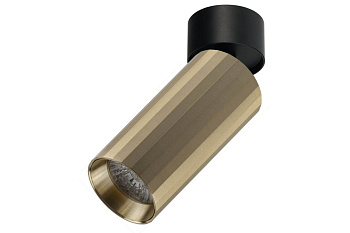 Светильник ИМИДЖ IL.0005.1901 BRONZE+BK GU10 1*50W настенный спот Бронза+Черный