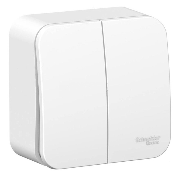 Выкл 2кл ОП 10А Белый BLANCA 105011