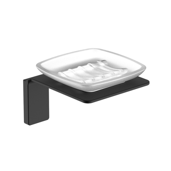 Мыльница, матов.стекло, сплав металлов, Slide IDDIS SLIBSG0i42