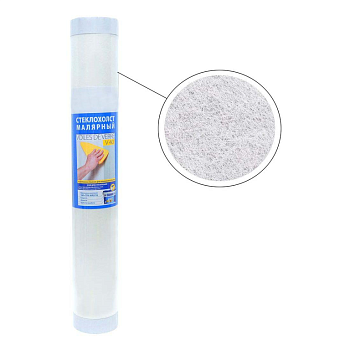 Стеклохолст СМит V40/ Стеклохолст малярный плотностью 40 г/м2 (длина 50 м ширина 1 м) AC1504