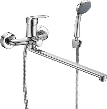 *Смеситель для ванны с длинным изливом Simp, Milardo, SIMSB02M10